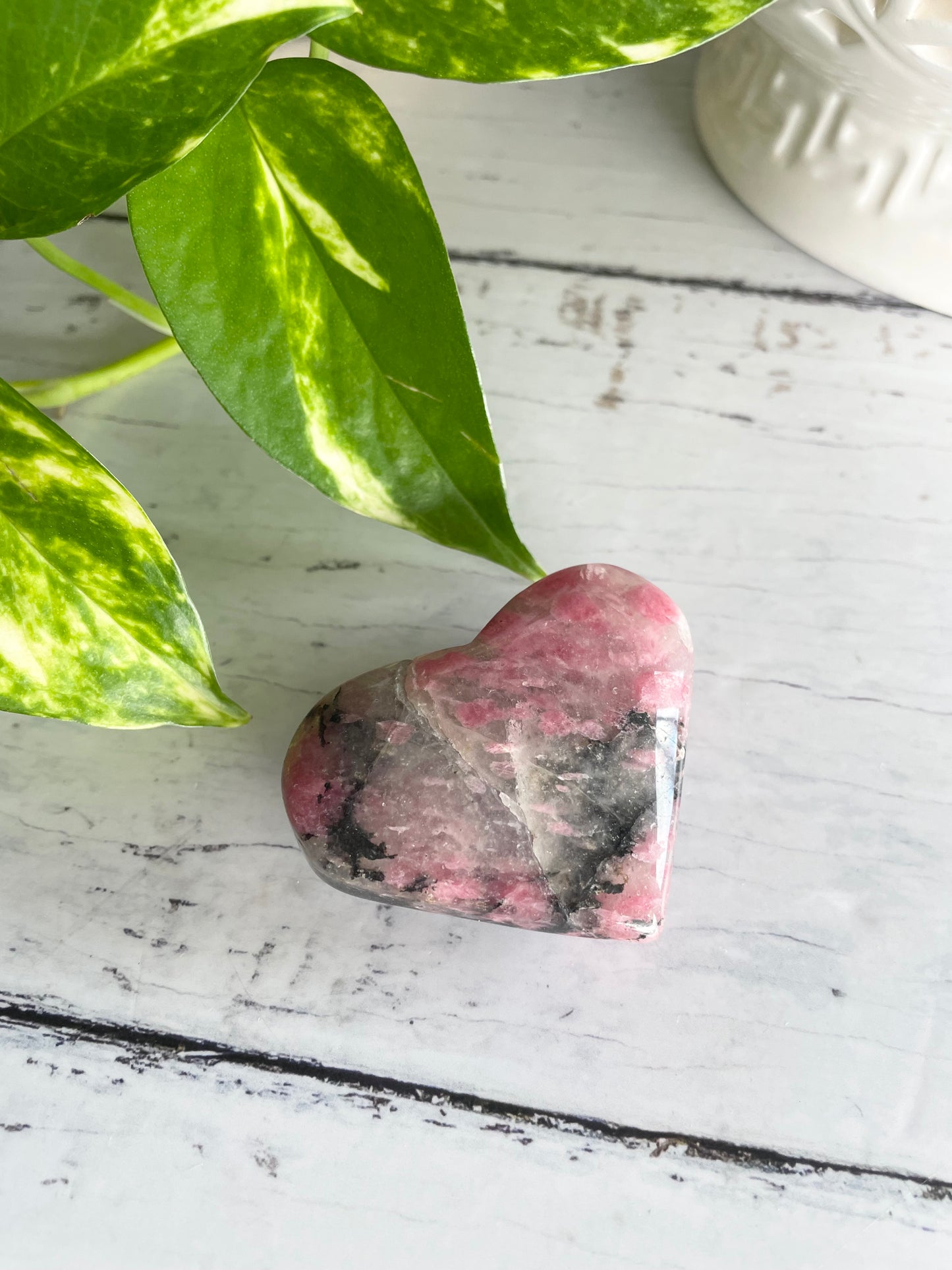 Rhodonite Heart