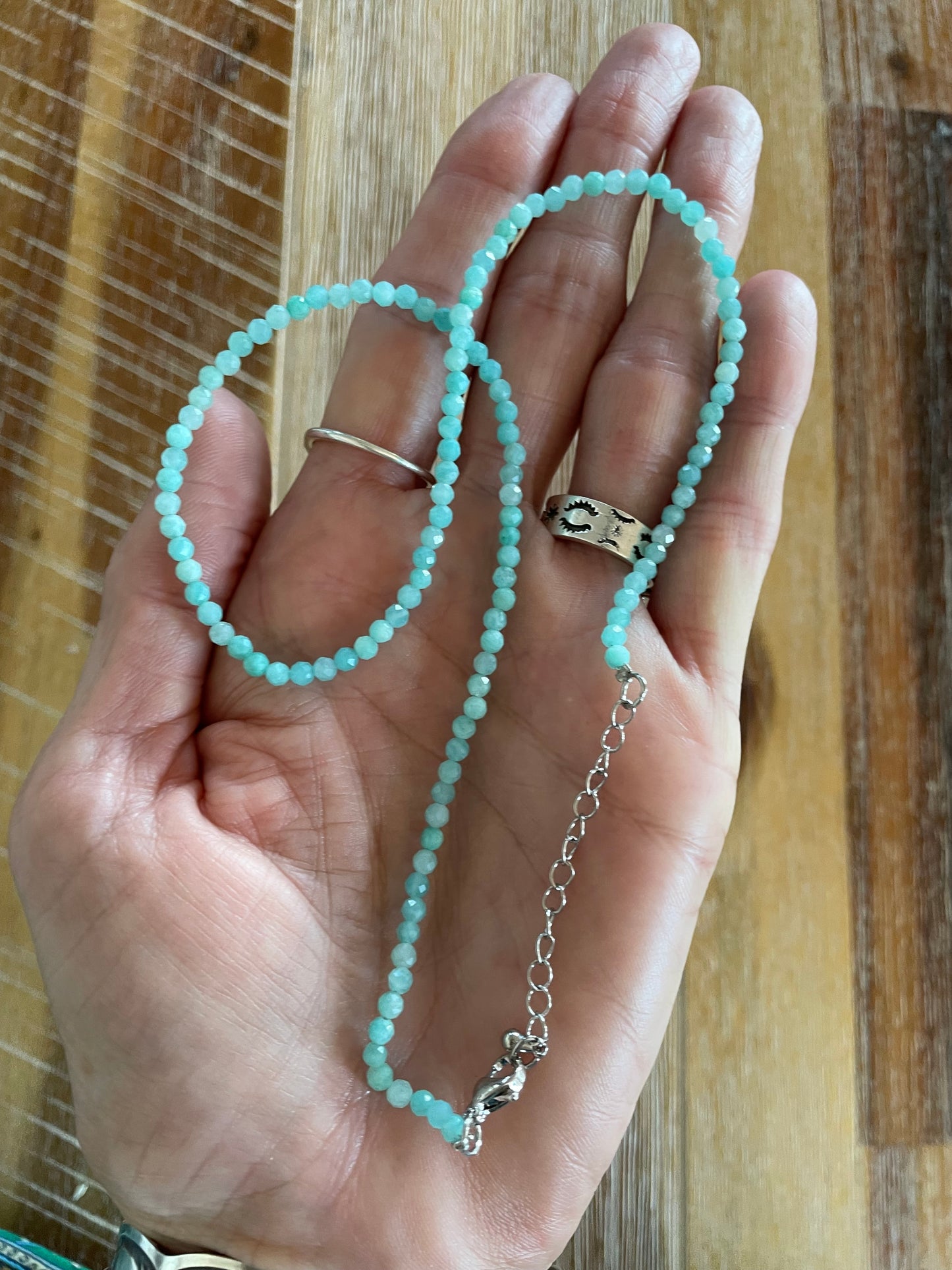 Amazonite ~ Faceted necklace