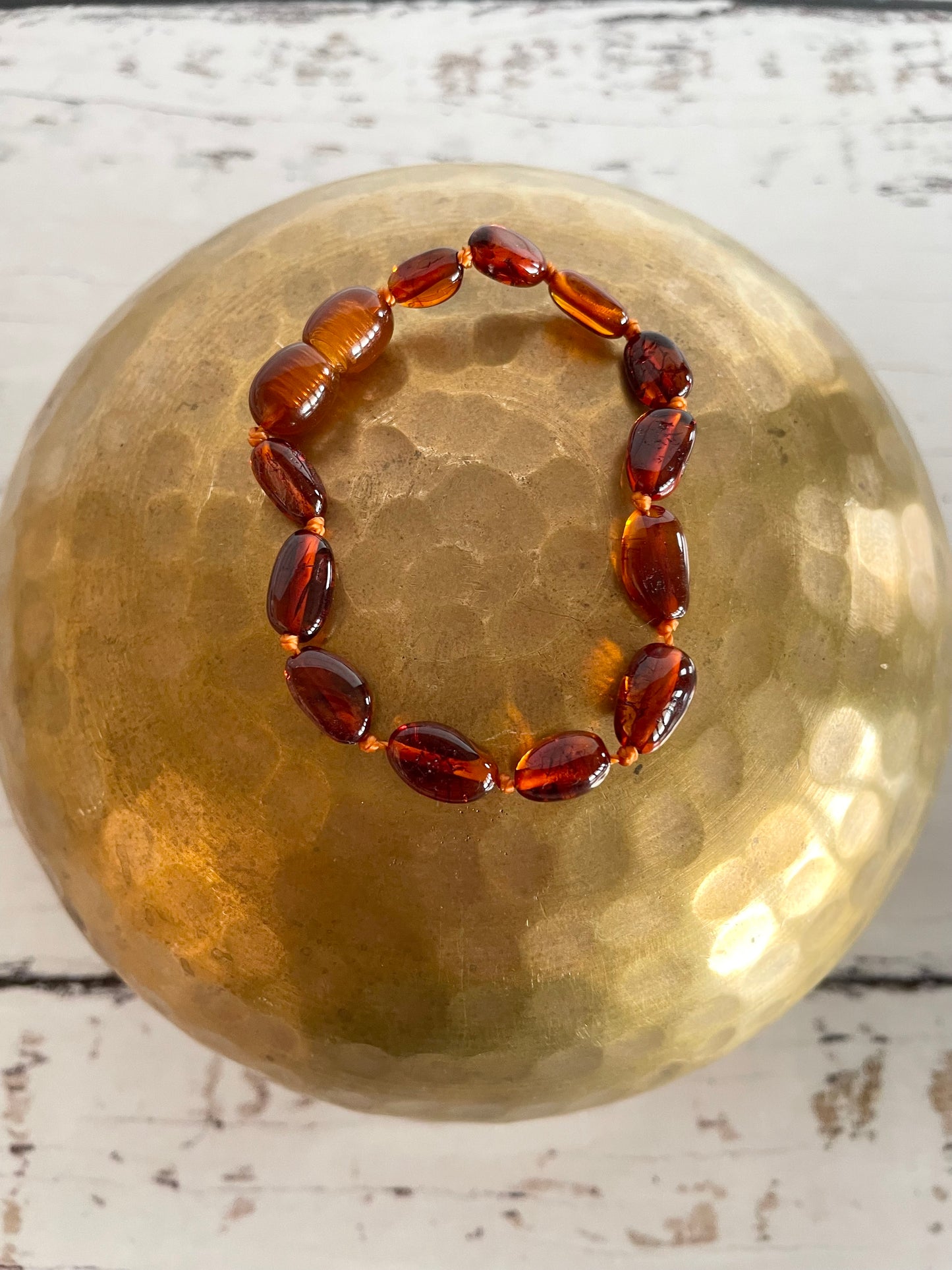 Amber Healing Baby Bracelet/Anklet ~ Honey