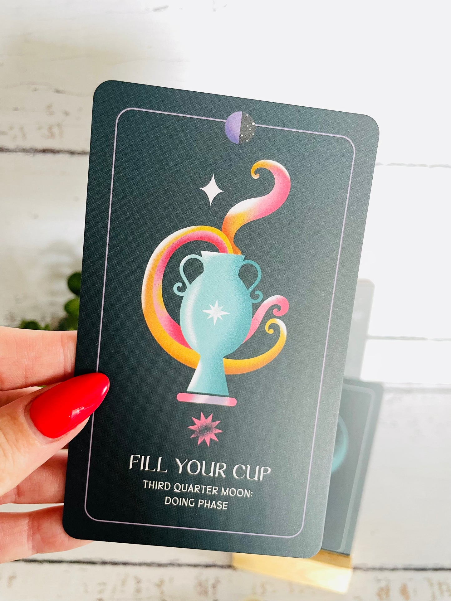 Lunar Abundance Reflection Cards