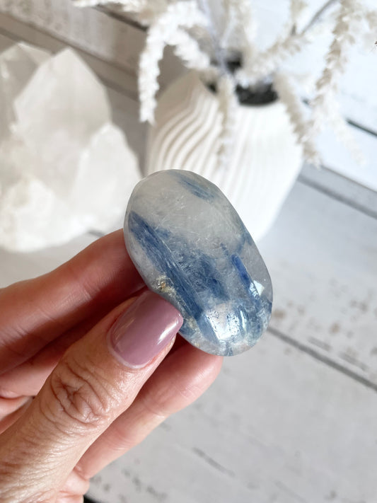Kyanite Pillow Palm Stone