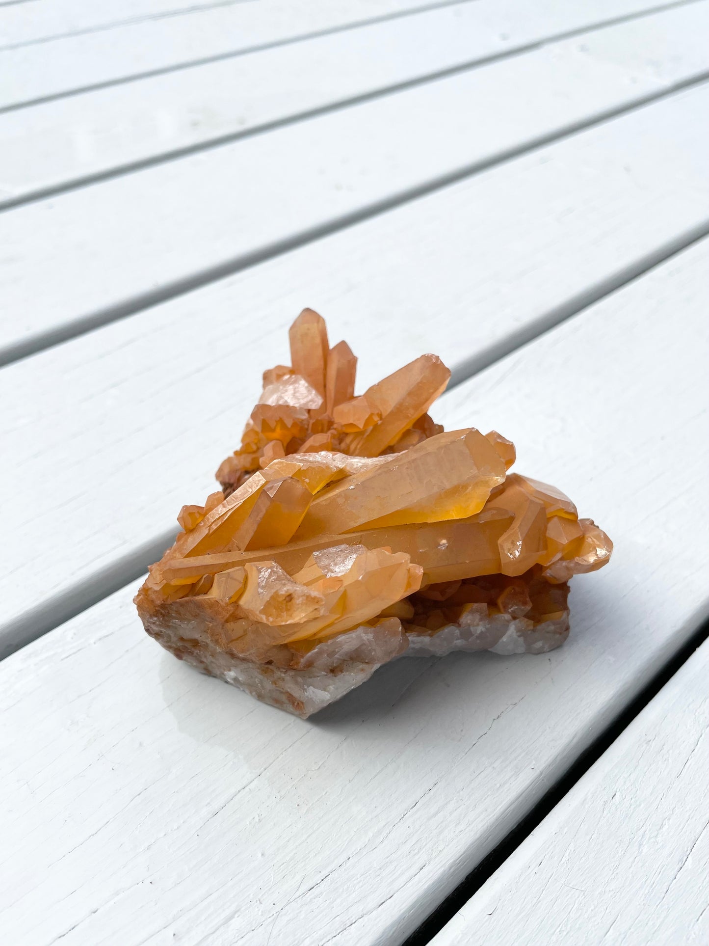 Tangerine Quartz Cluster