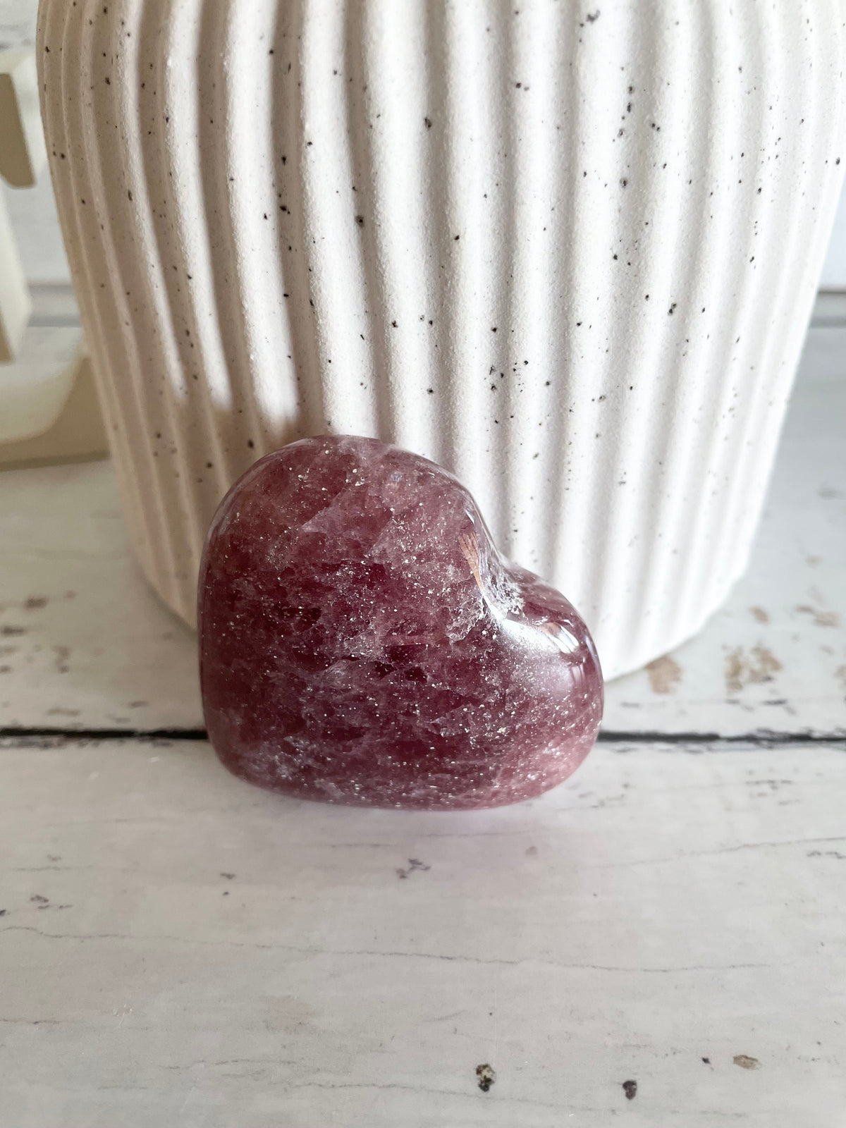 Strawberry Quartz Heart