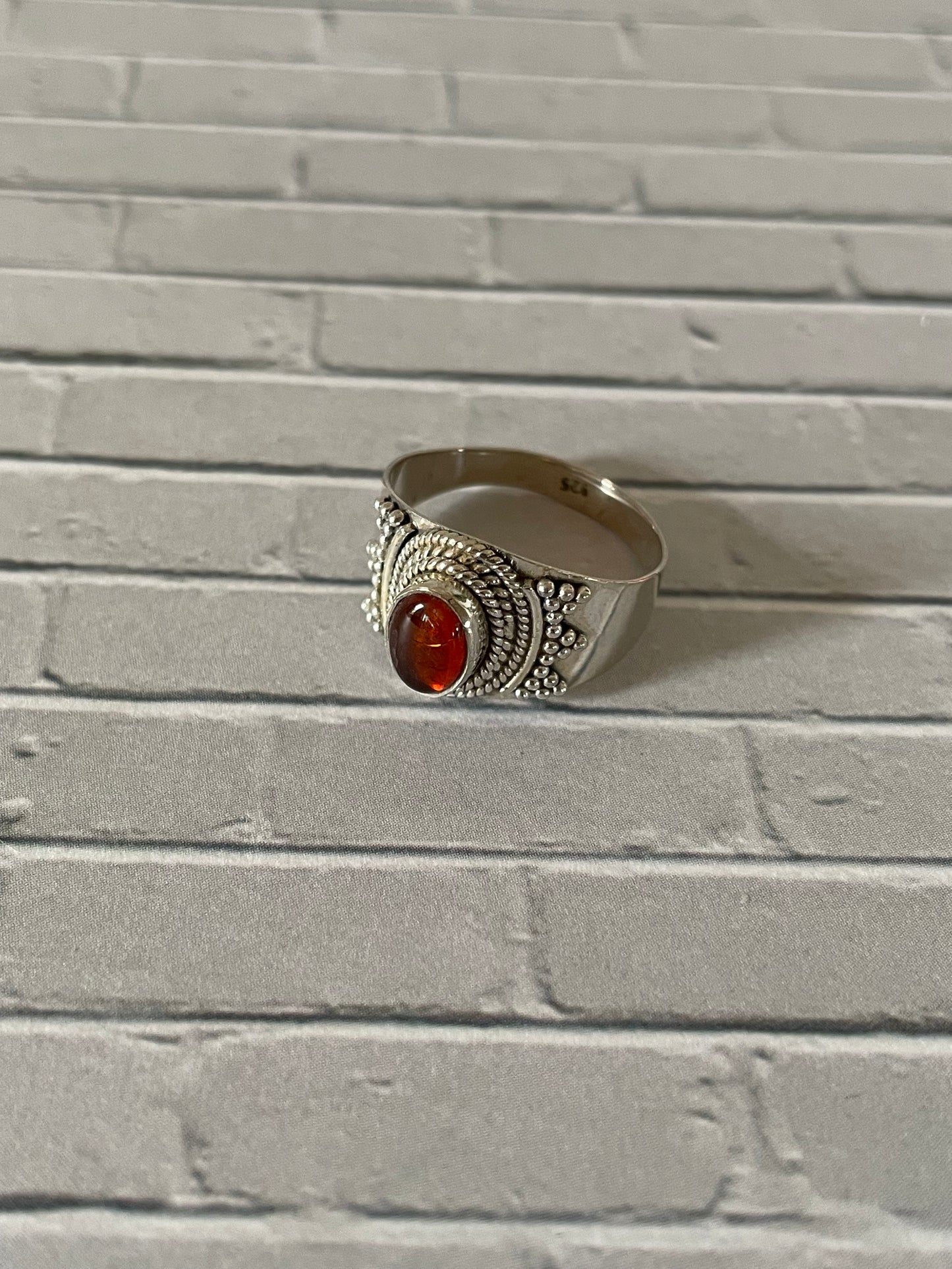 Pink/RedTourmaline Ring ~ Size 7