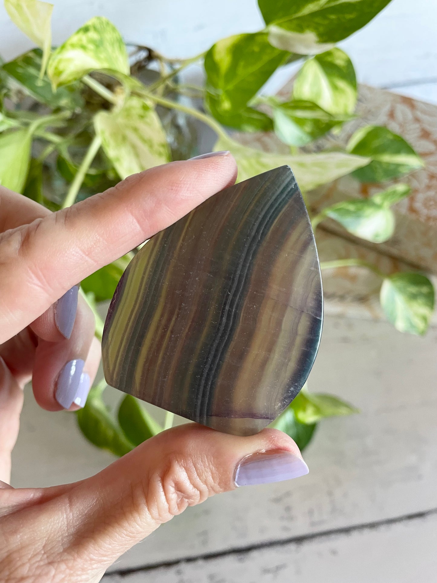 Rainbow Fluorite Dome