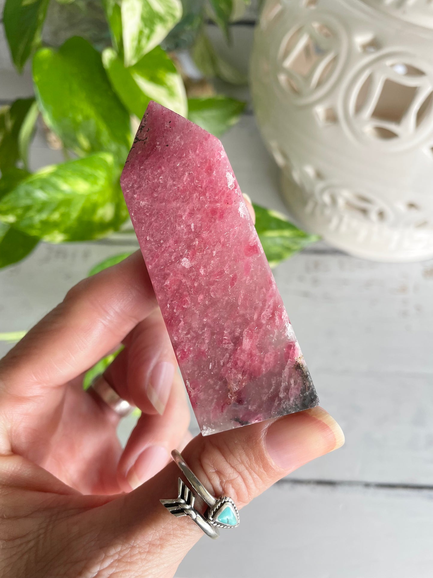 Rhodonite Obelisk