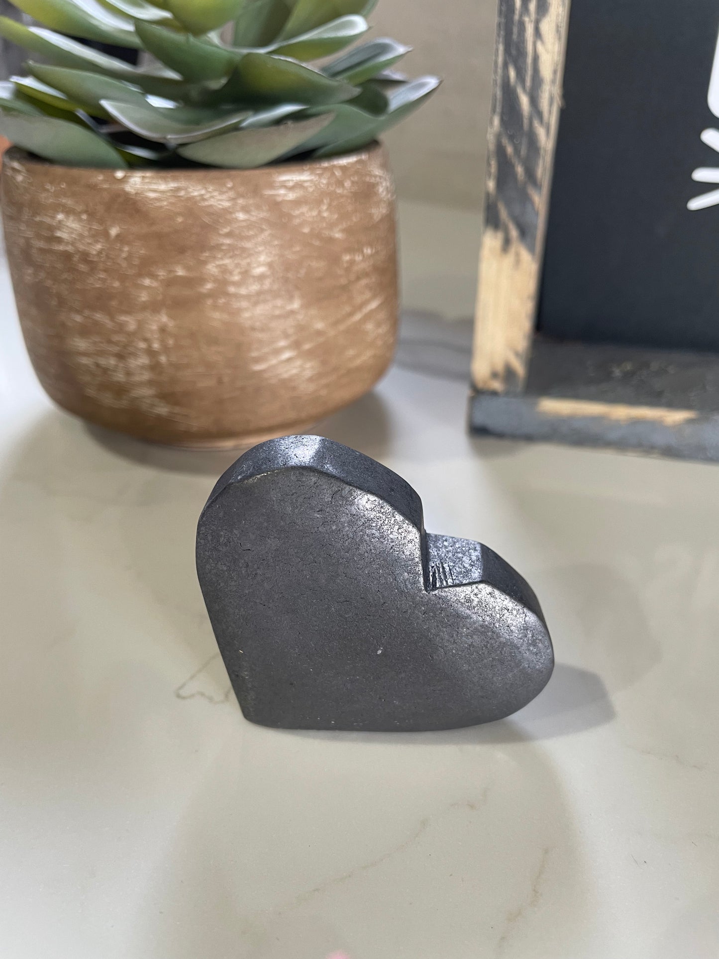 Shungite Heart