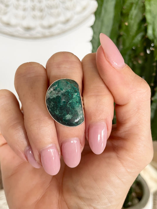 Chryscolla Ring  ~ size 7.5