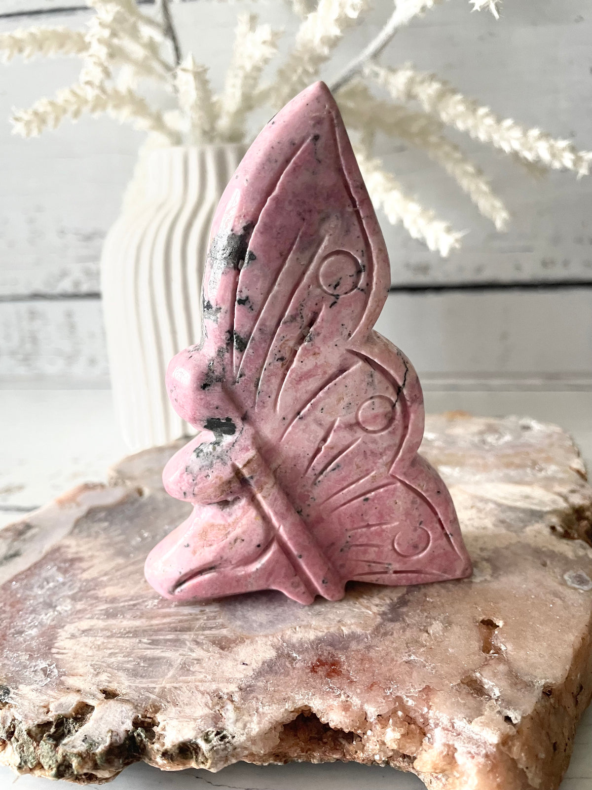 Peruvian Rhodochrosite Fairy