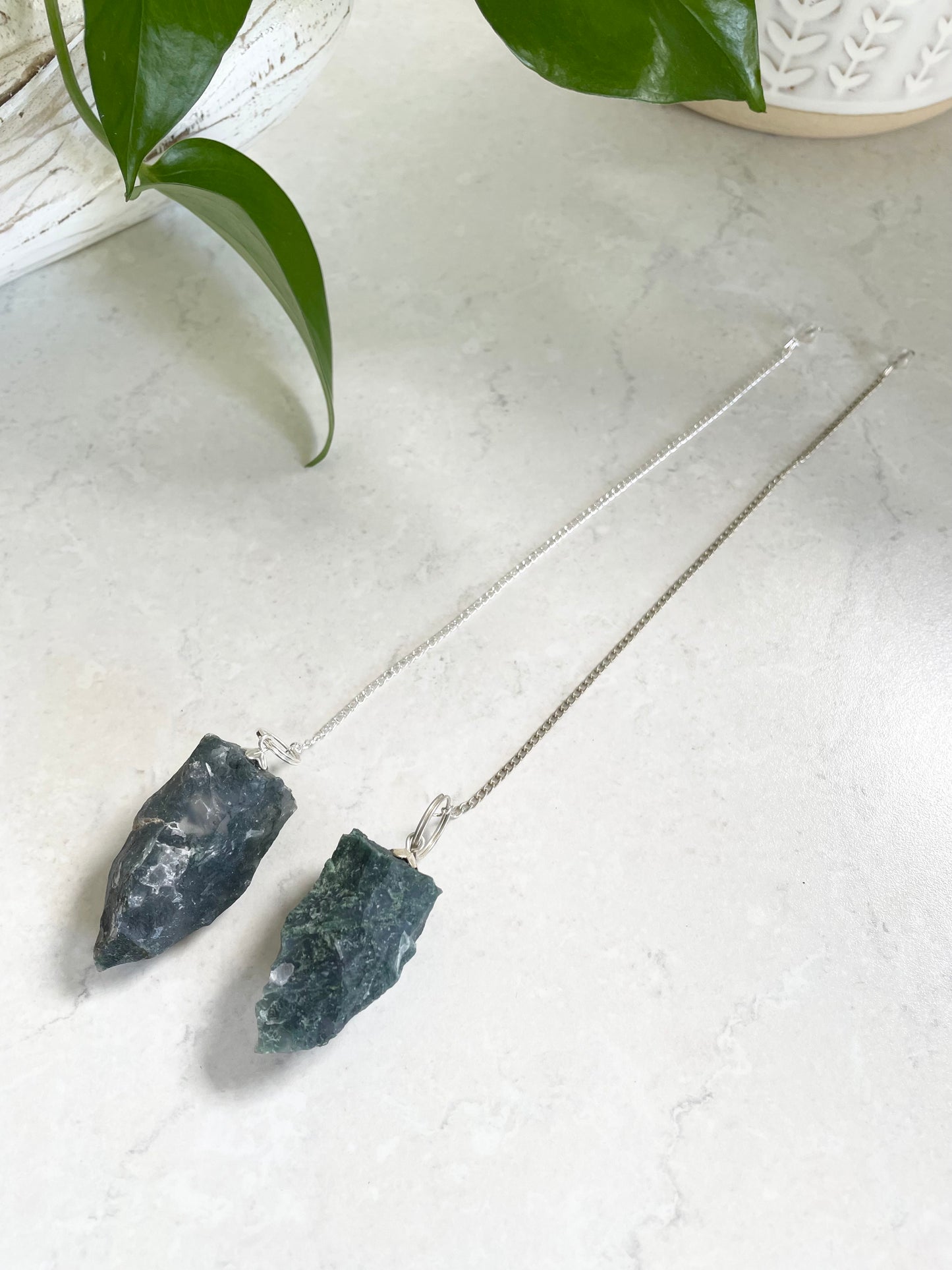 Pendulum ~ Moss Agate