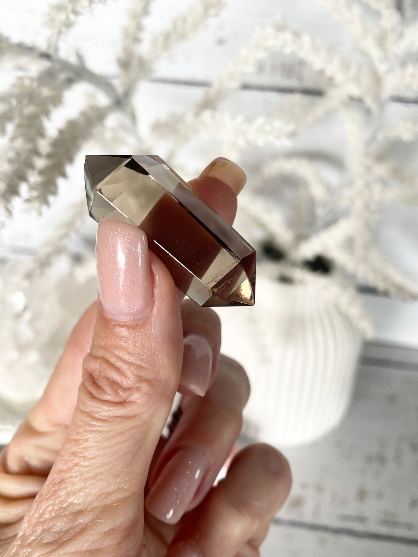Smoky Quartz Double Termination Point