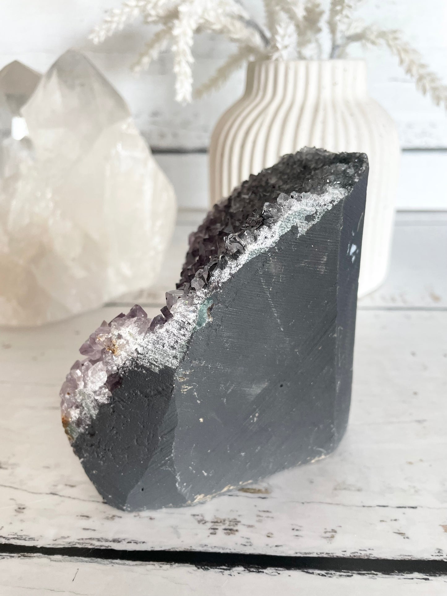 Amethyst Standing Cluster