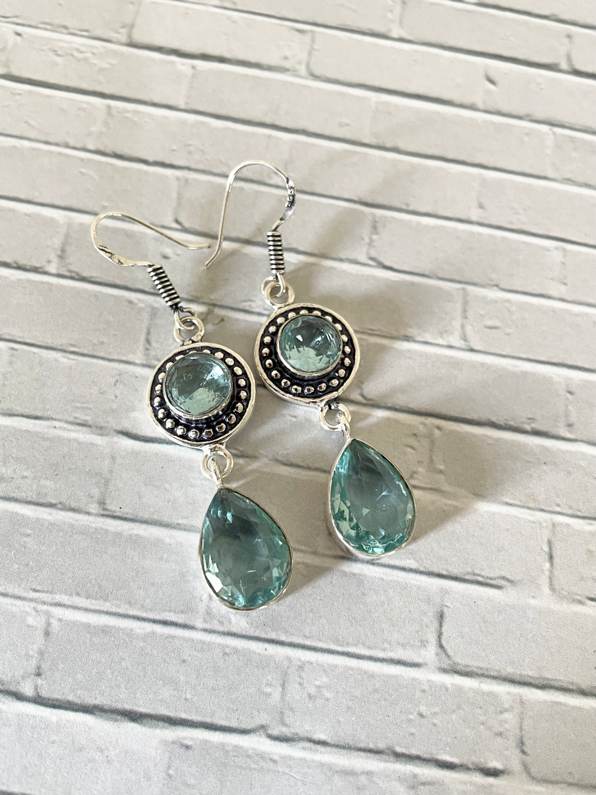 Blue Topaz Dangles