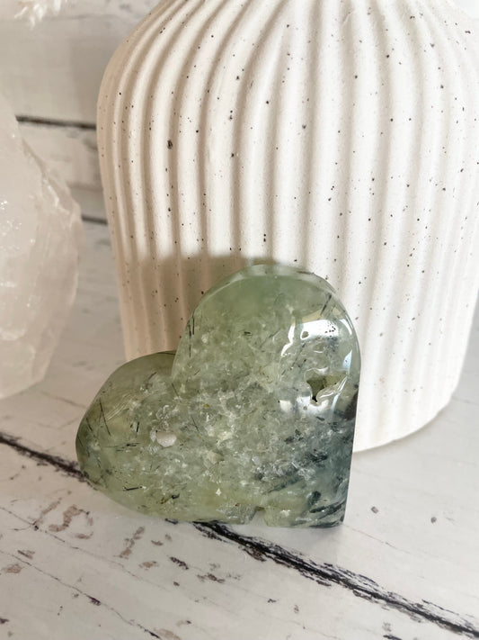 Prehnite Heart