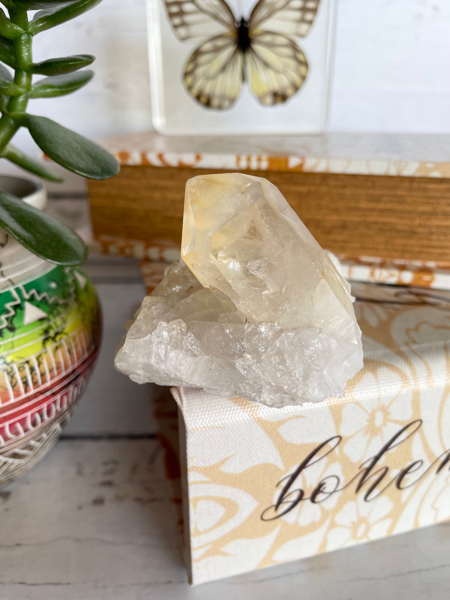 Golden Healer Lemurian Cluster