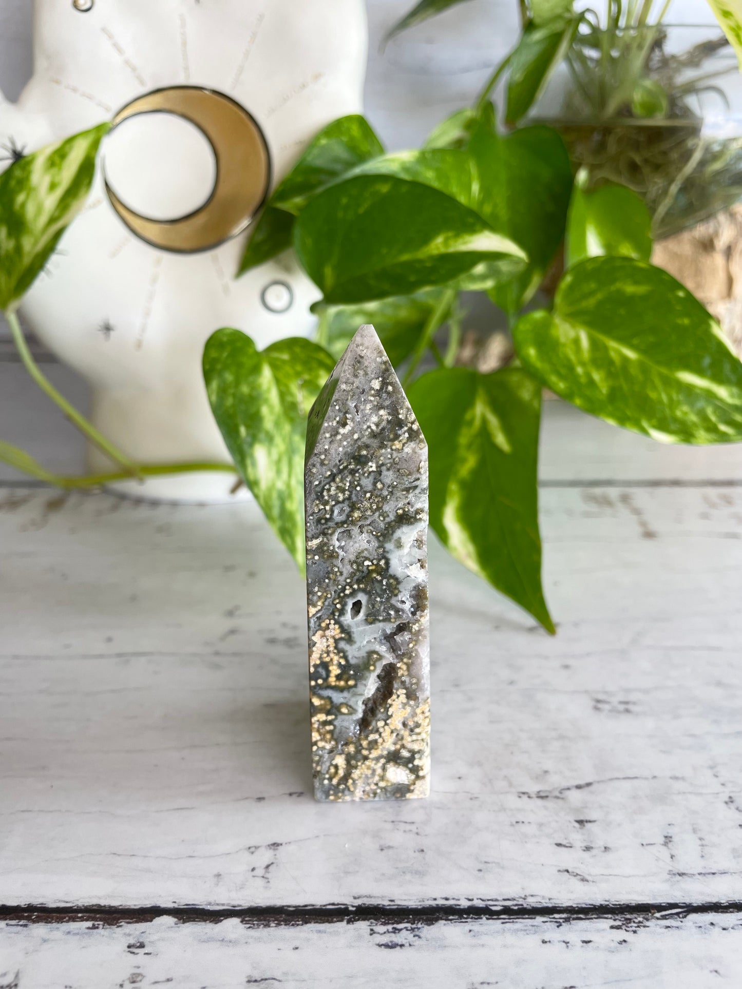 Ocean Jasper Obelisk