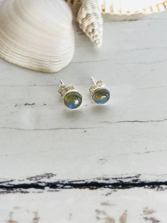 Labradorite Studs