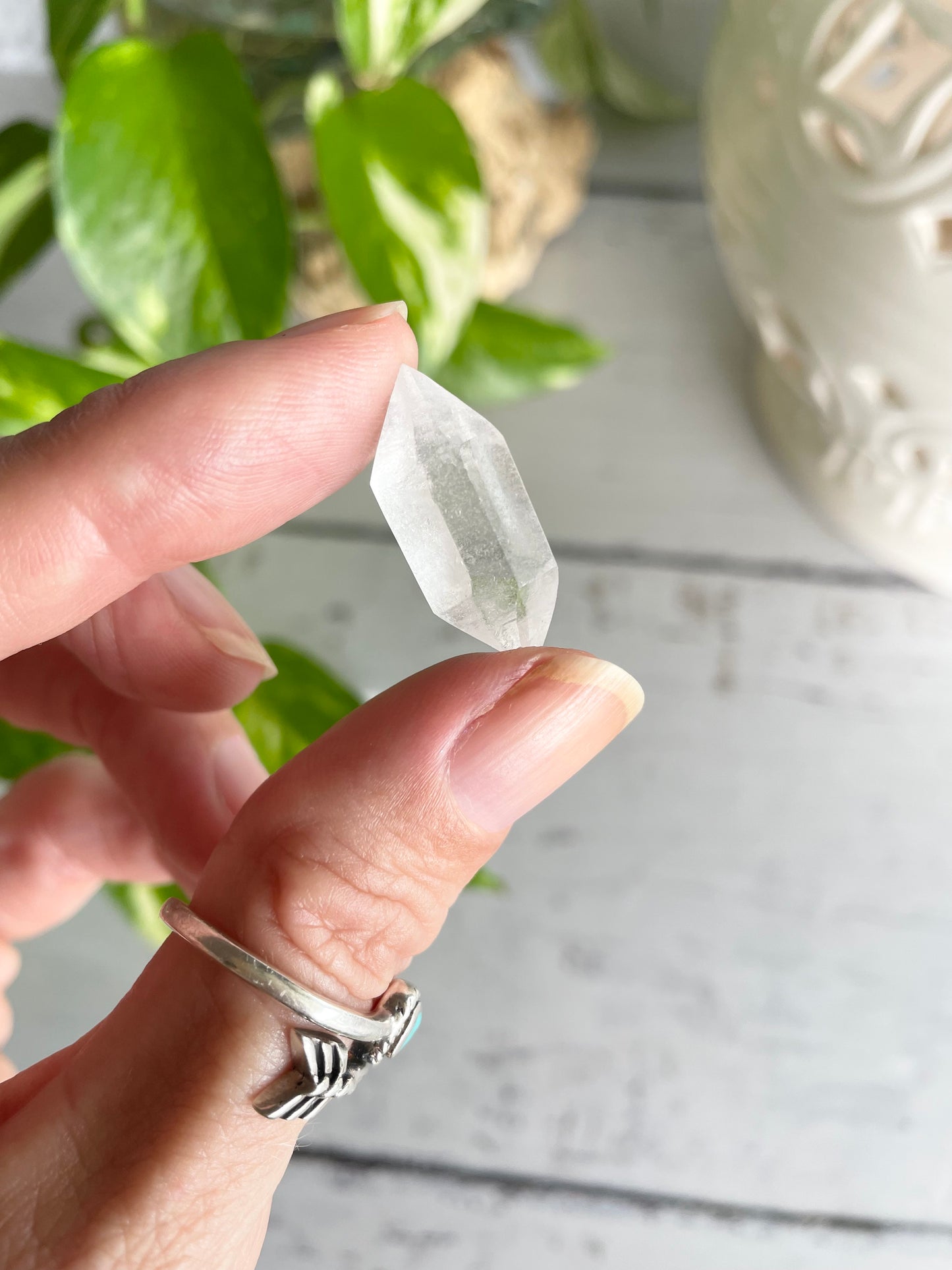 Intuitively Chosen ~Clear Quartz double point