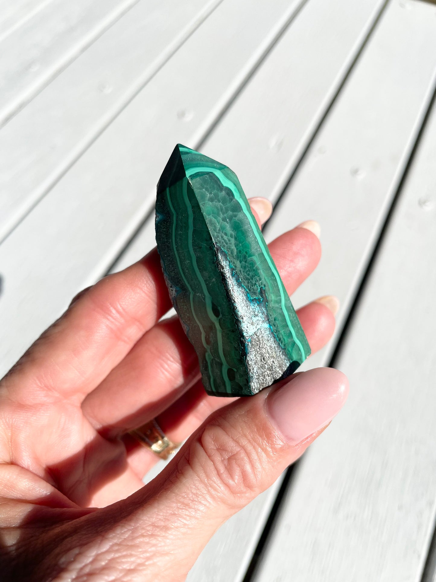 Chrysocolla Malachite Freeform