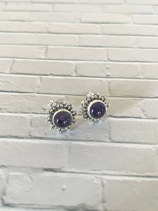Amethyst Studs