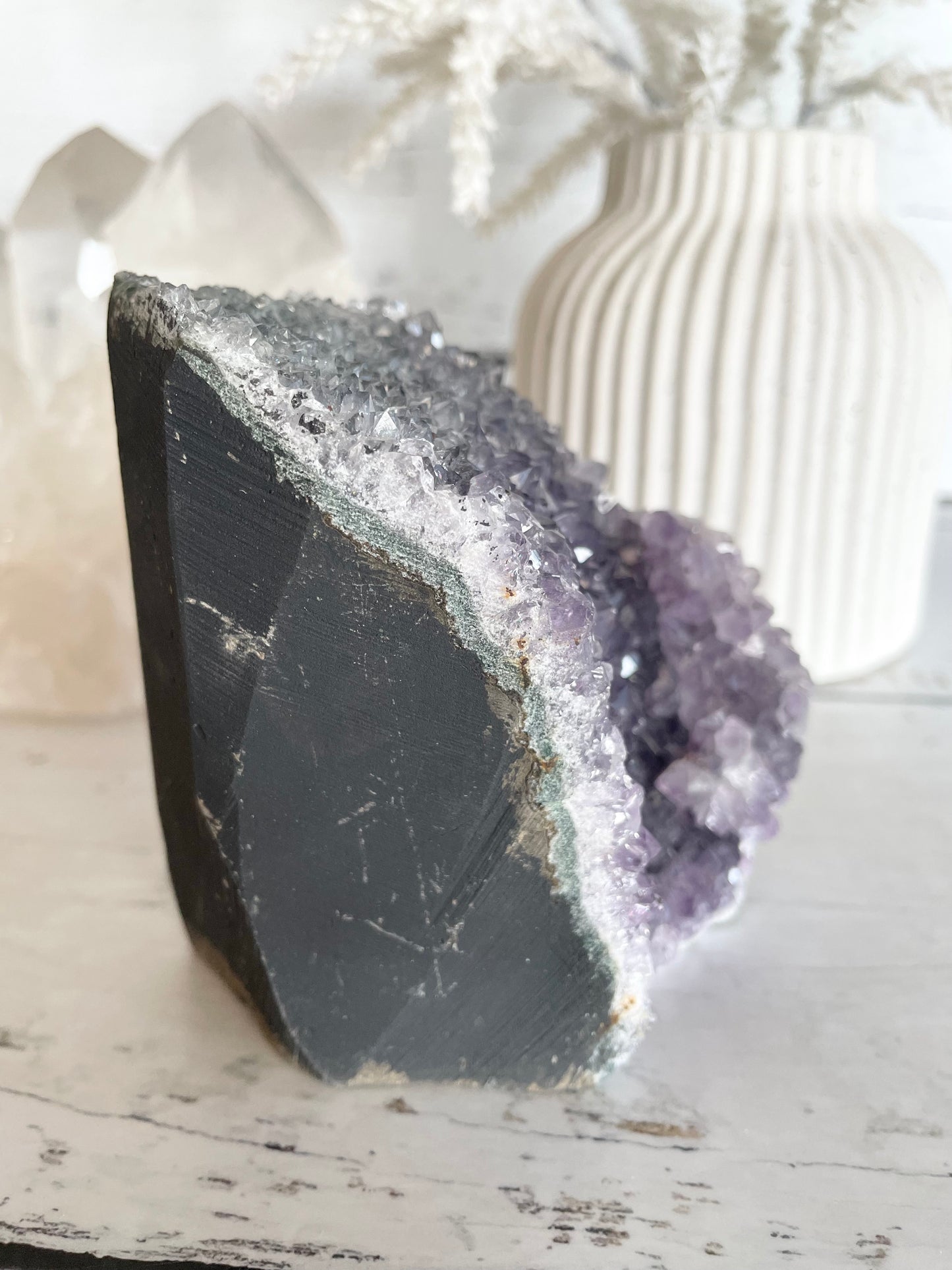 Amethyst Standing Cluster