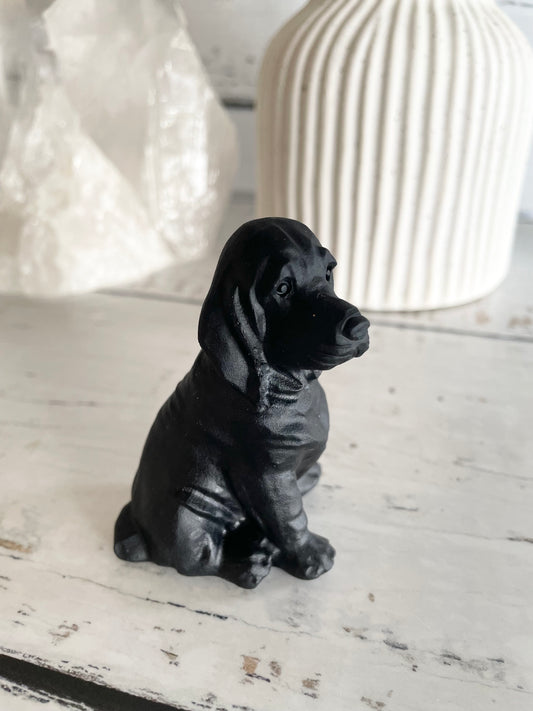 Black Obsidian Dog ~ (tail wagger)