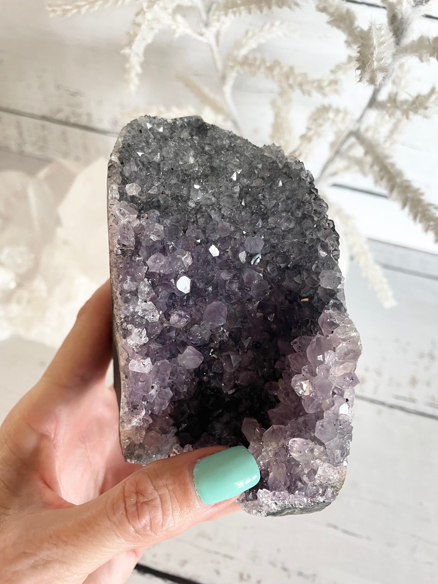 Amethyst Standing Cluster