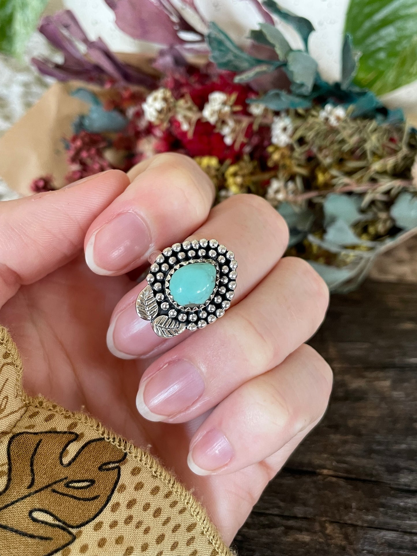 Campitos Turquoise Silver Ring