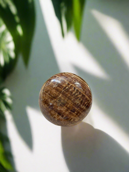 Aragonite Sphere Includes Holder