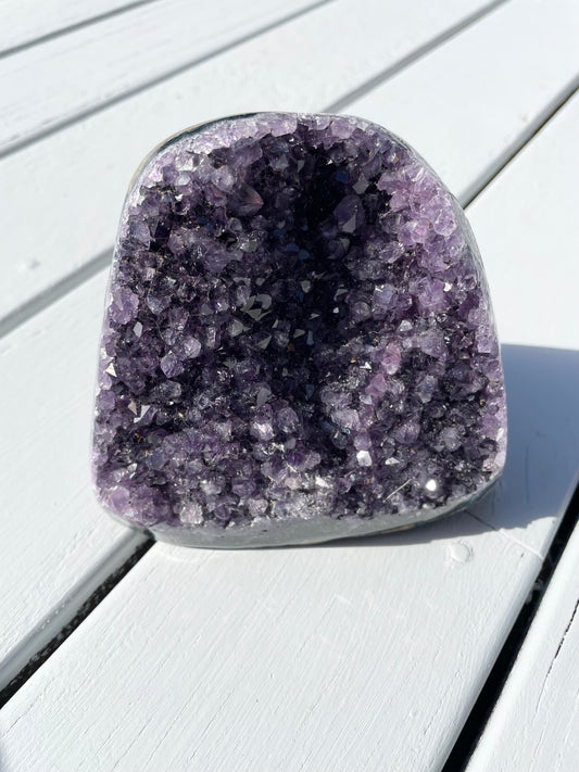 Amethyst Standing Cluster