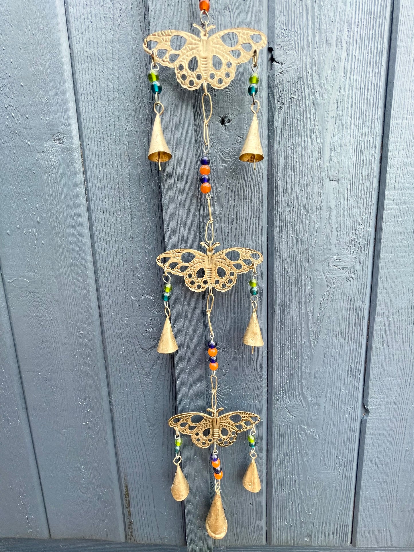 Brass Butterflies with Bells