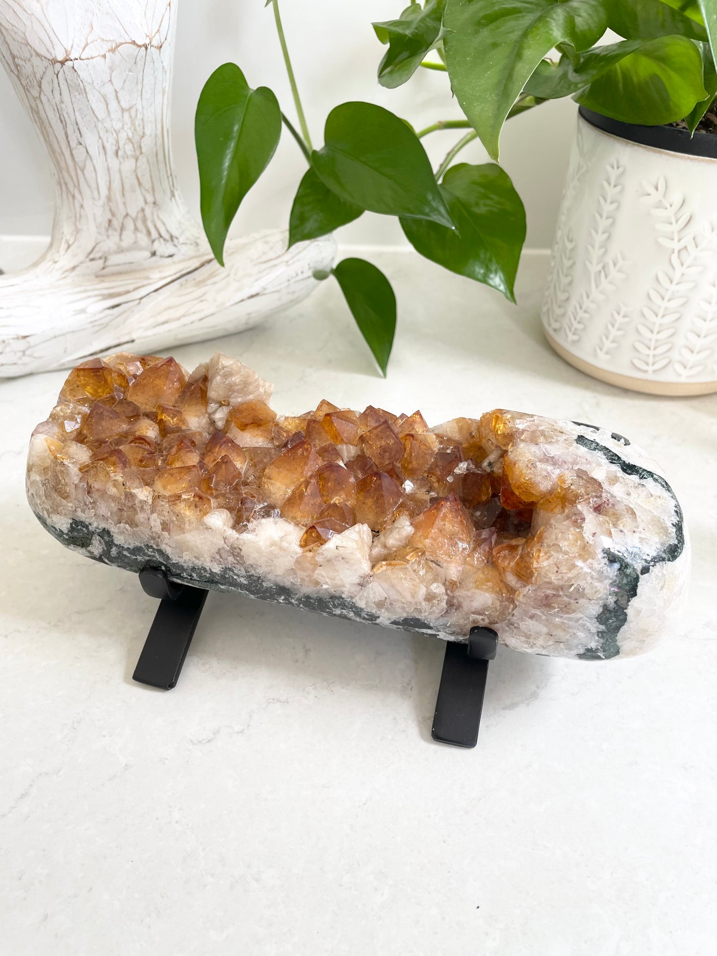 Citrine Cluster Table Topper ~ 1.9kgs