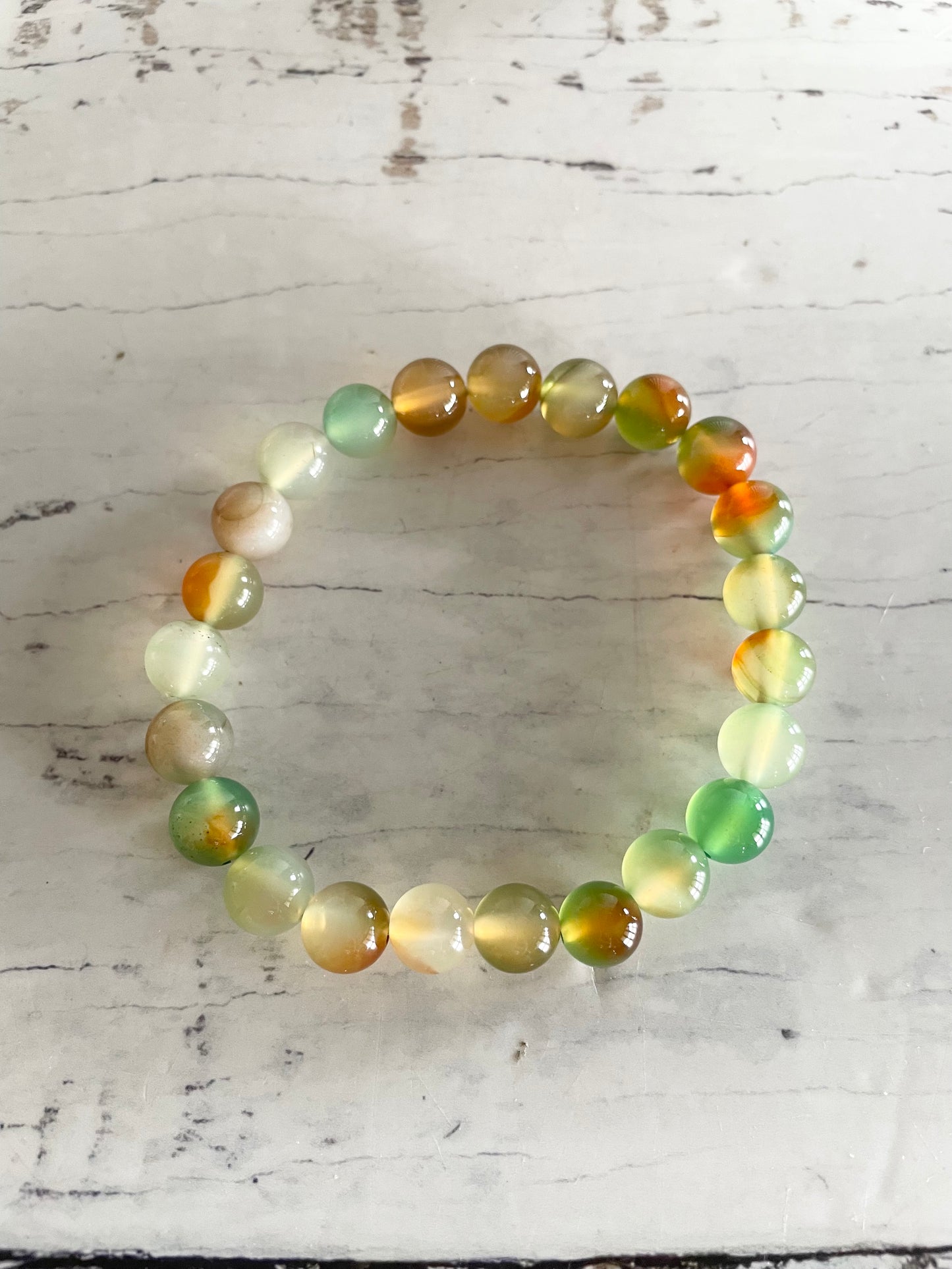 Peacock Agate Healing Bracelet