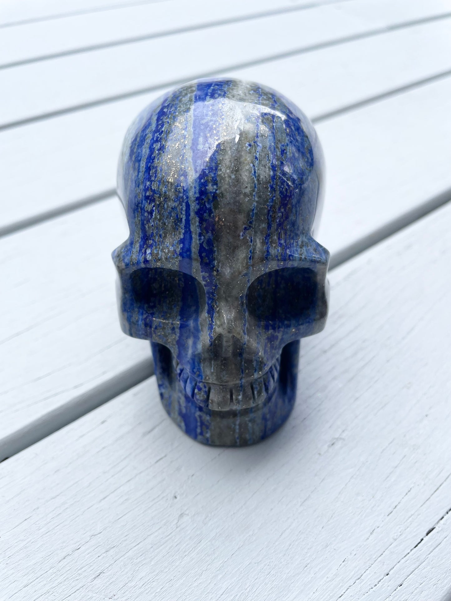 Lapis Lazuli Skull