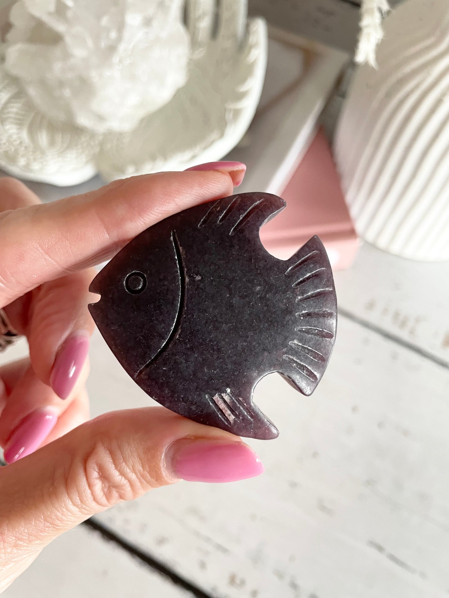 Angel Fish ~ Strawberry Quartz