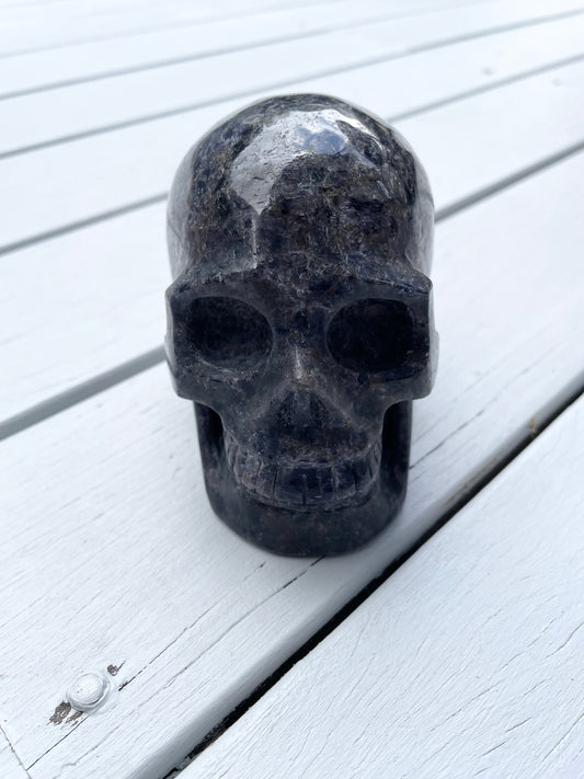 Iolite Skull