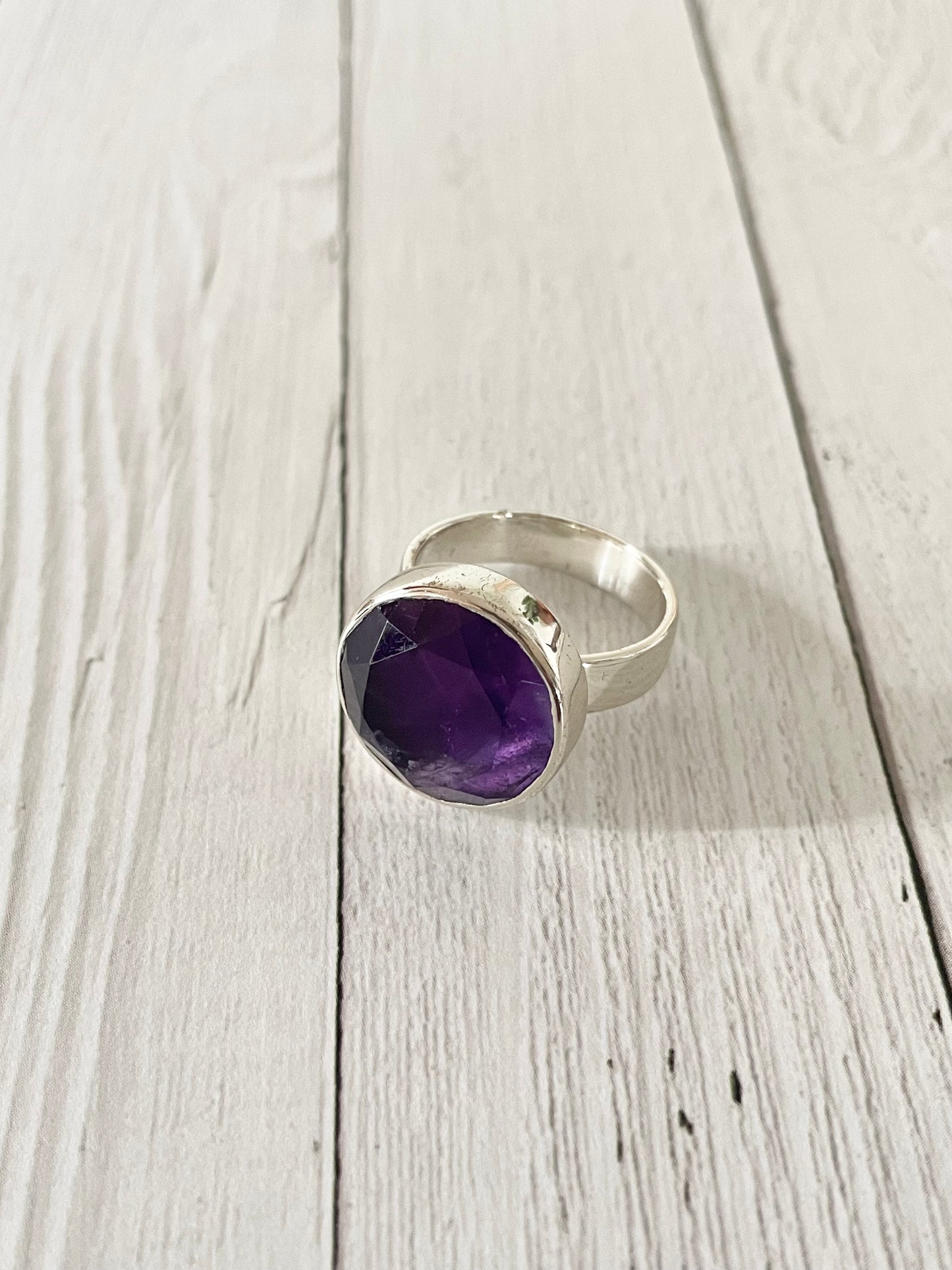 S&M Amethyst Ring ~ Size 6
