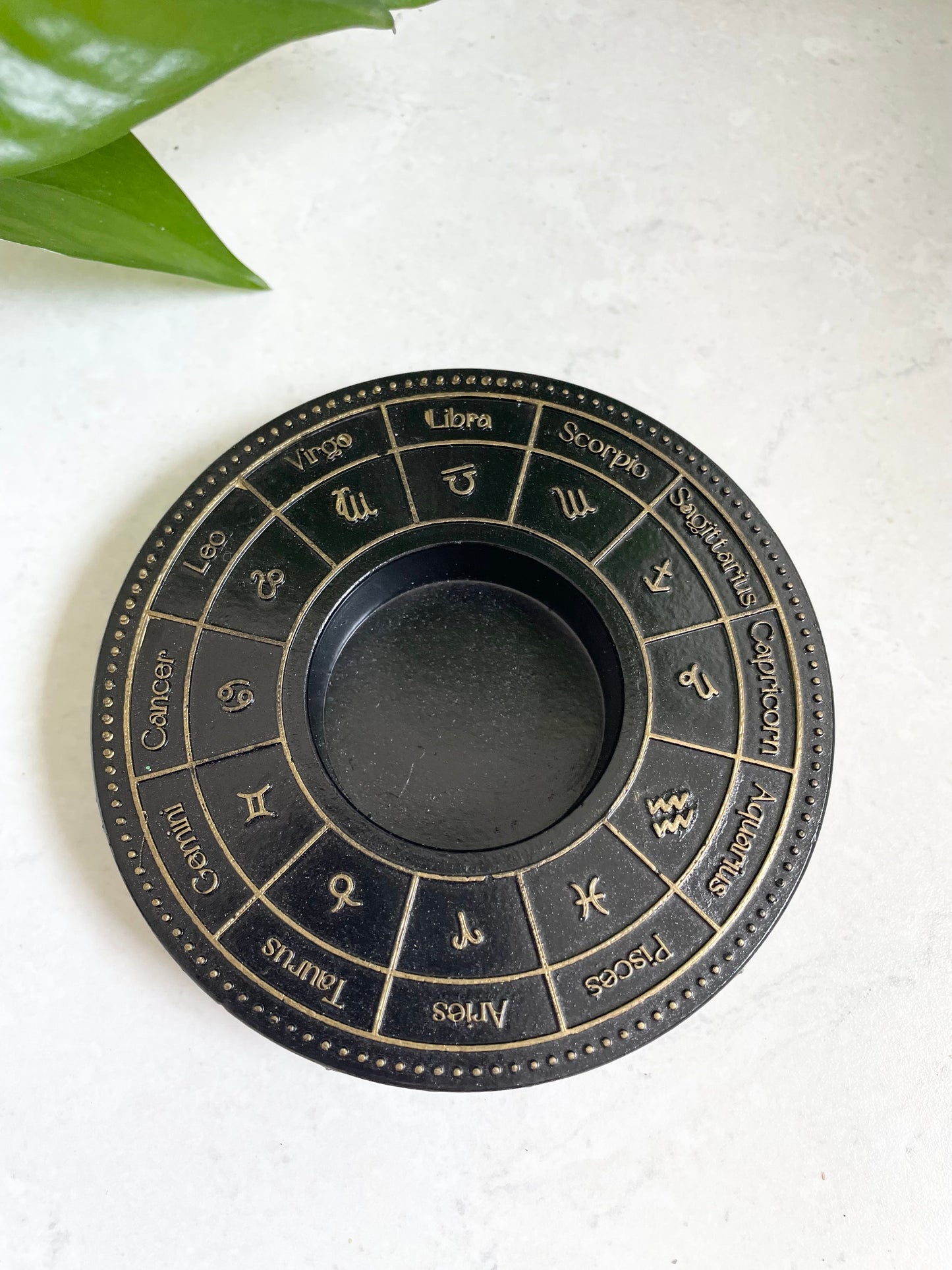 Astrology Wheel Tealight Holder