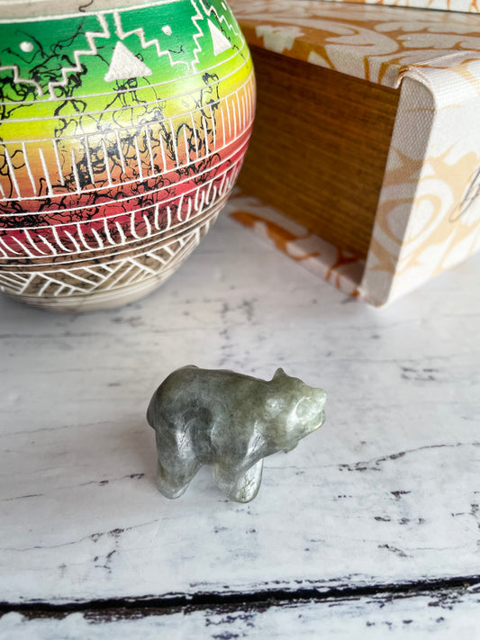 Labradorite Bear