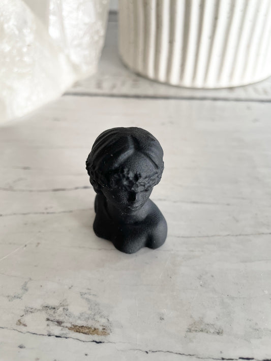 Black Obsidian Flower Goddess