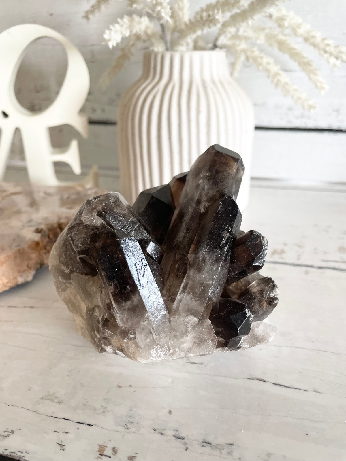 Smoky Quartz Cluster