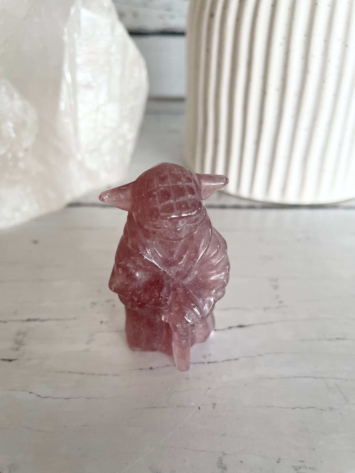 The Wise One~ Strawberry Quartz