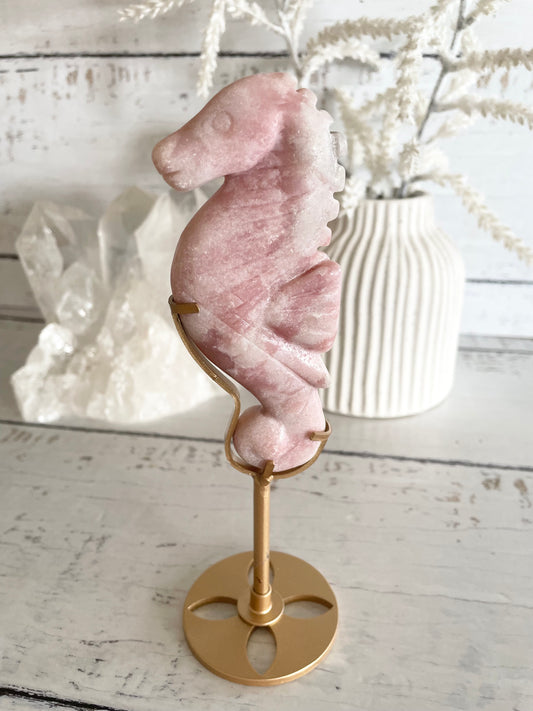 Seahorse ~ Pink opal