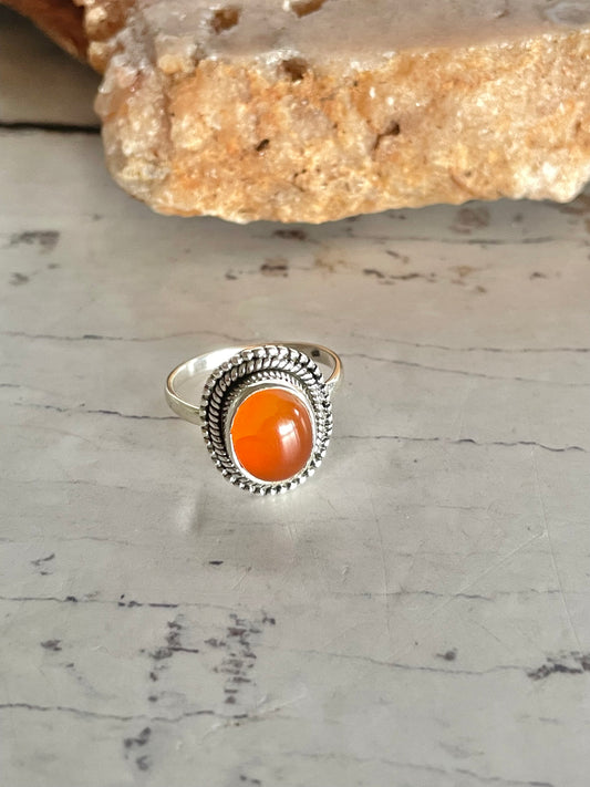 Carnelian Ring ~ size 7