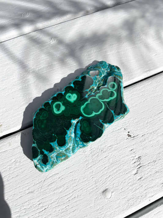 Chrysocolla Malachite Freeform