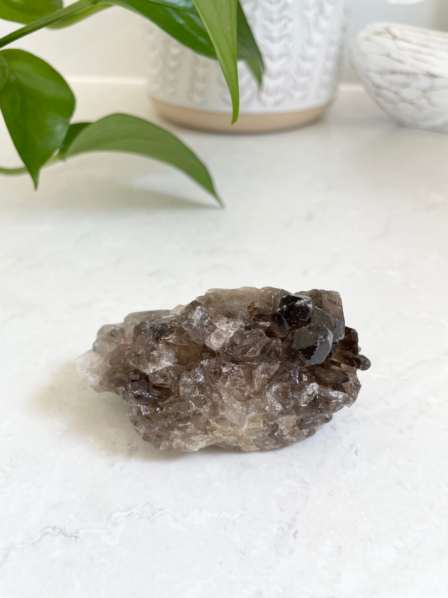 Smoky Quartz Cluster