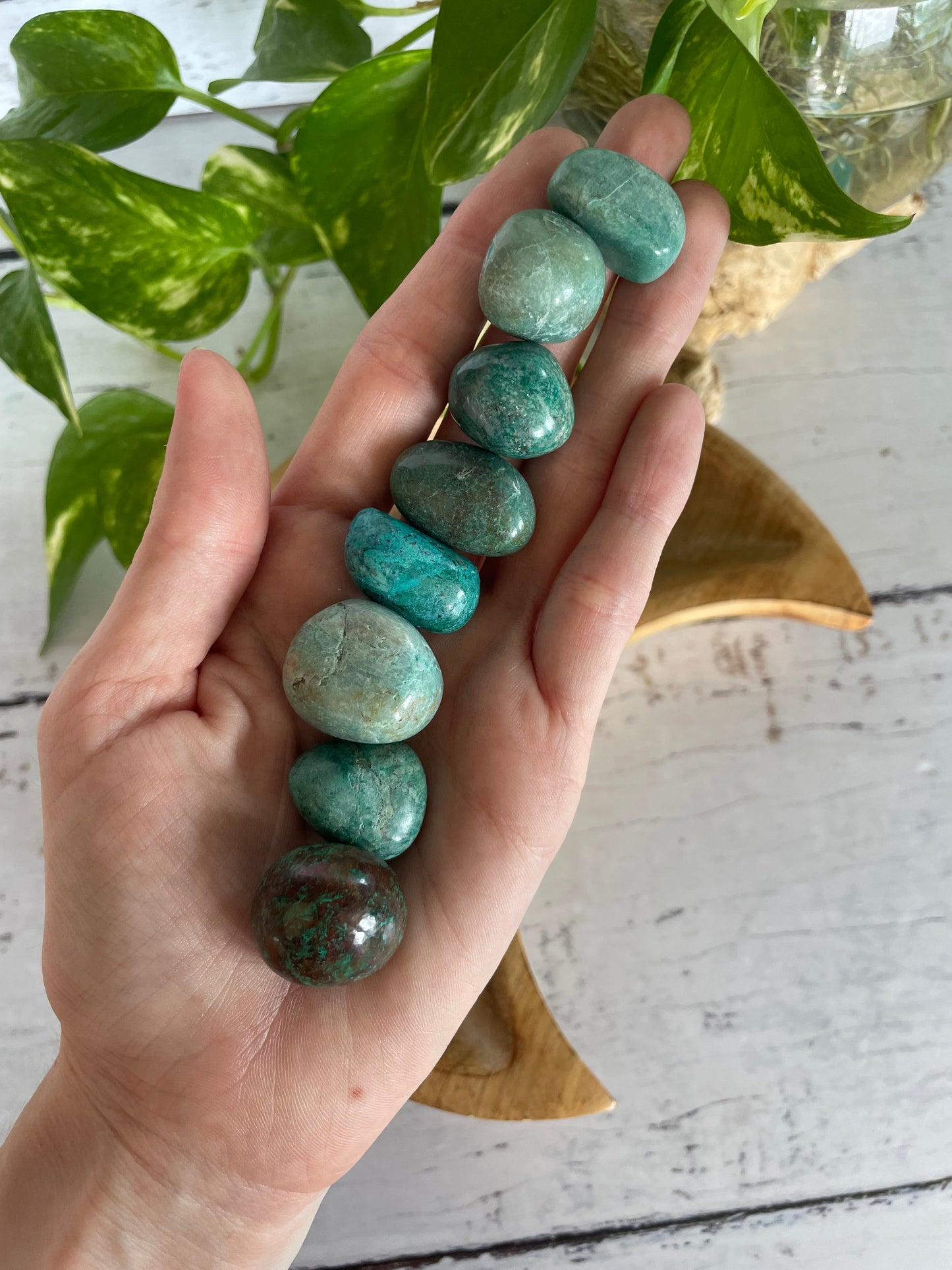 Chrysocolla Tumble Stones