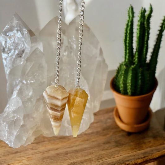 Pendulum ~ Orange Calcite