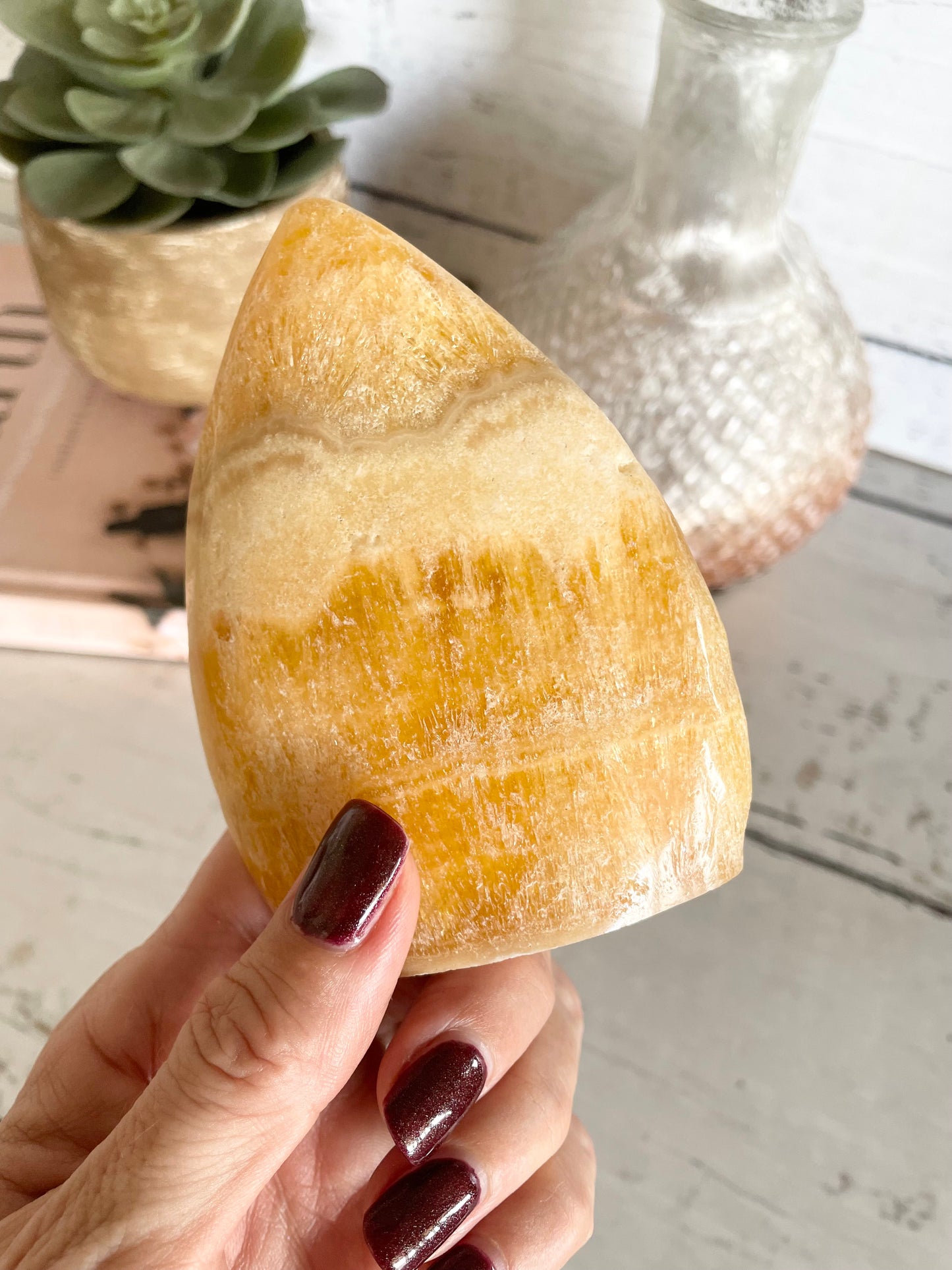 Orange Calcite Dome