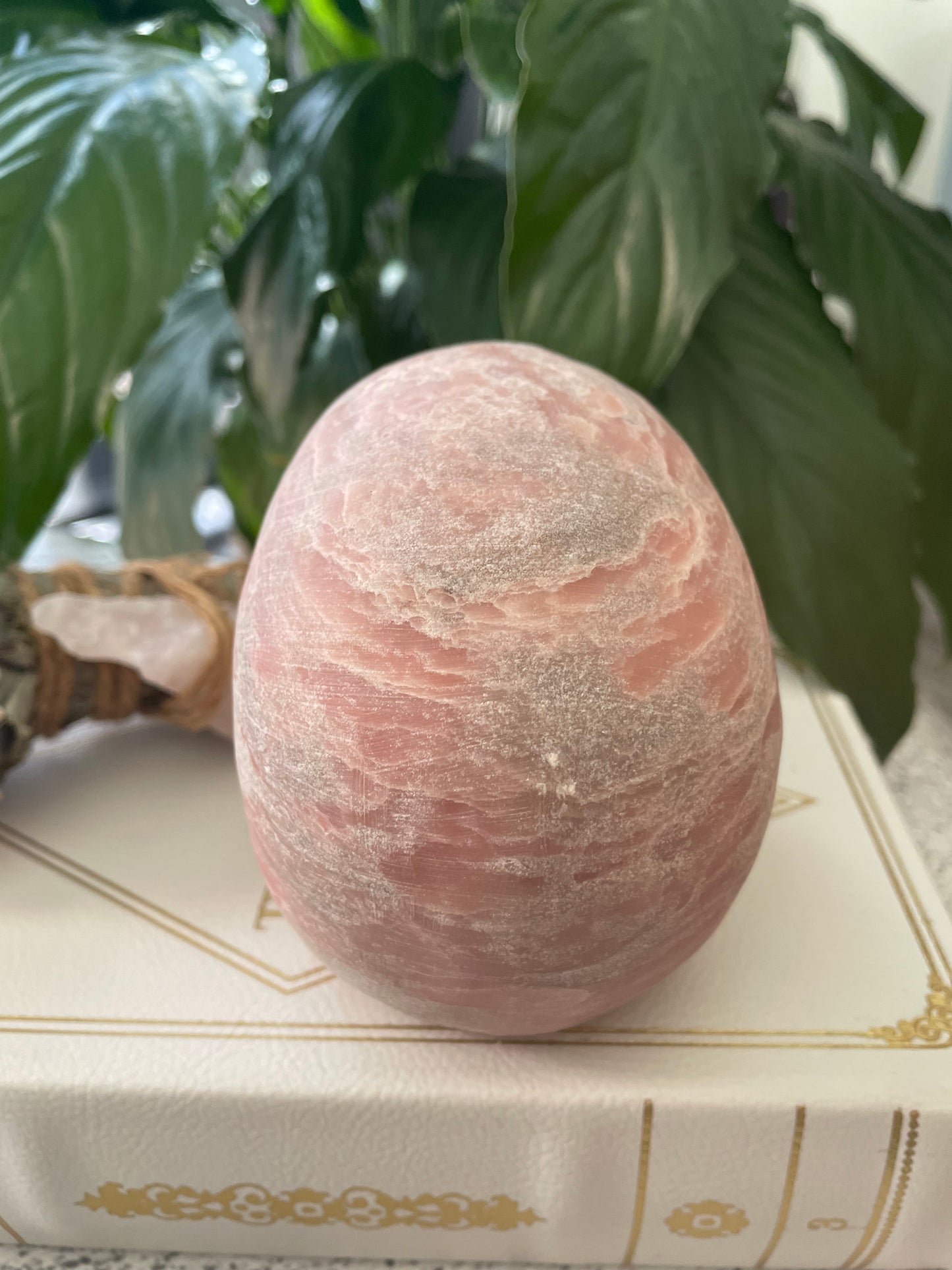 Pink Opal Skull ~ 1.2kgs